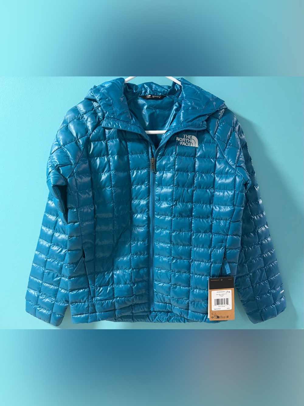 The North Face Big Boys ThermoBall Hooded Jacket US Size 12 Large NWT